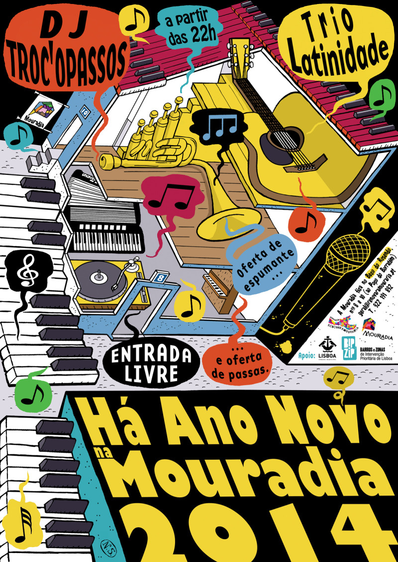Há ano novo na Mouraria 2014