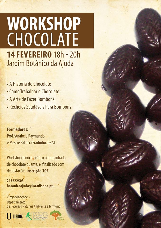 Workshop Chocolate Jardim Botânico da Ajuda