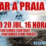 Limpar a praia de Algés