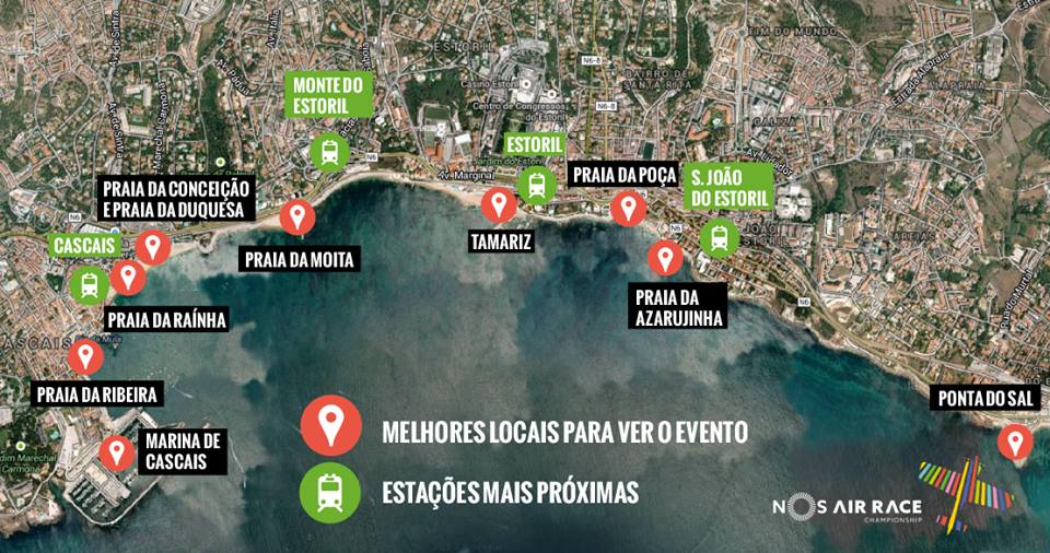 Melhores locais para o NOS Air Race