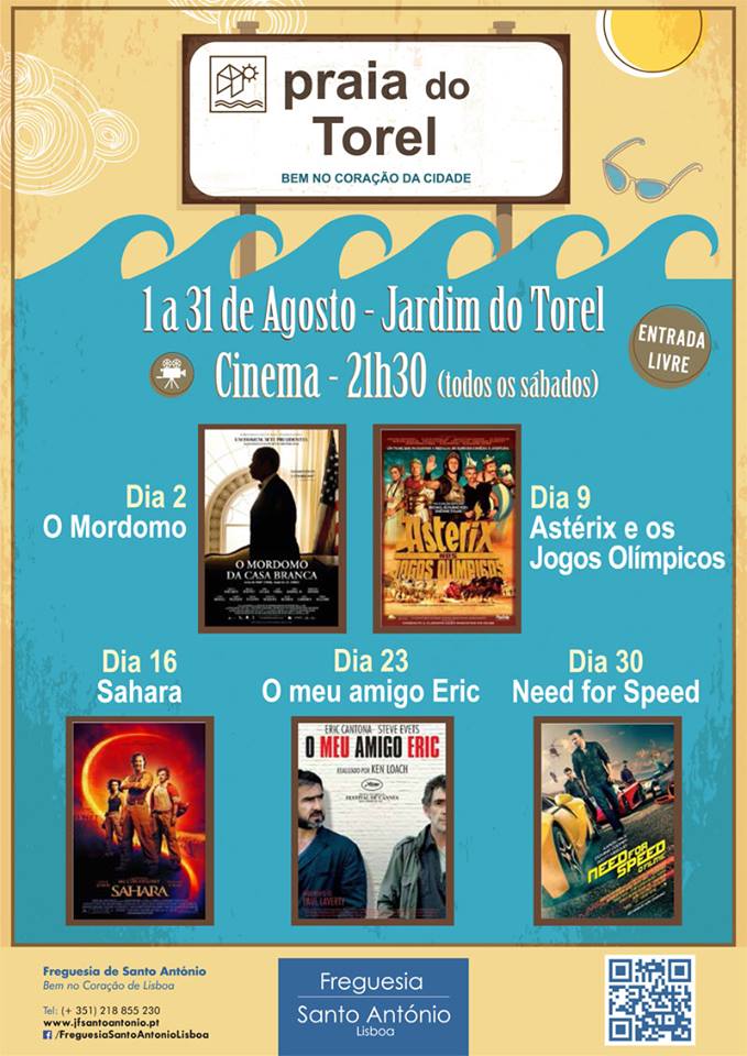 Praia do Torel Agosto Cinema