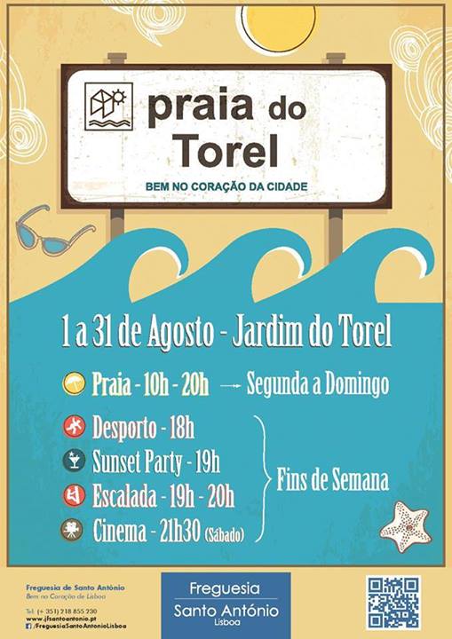 Praia do Torel Agosto