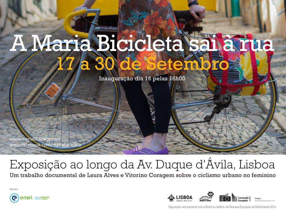 A Maria Bicicleta sai à Rua