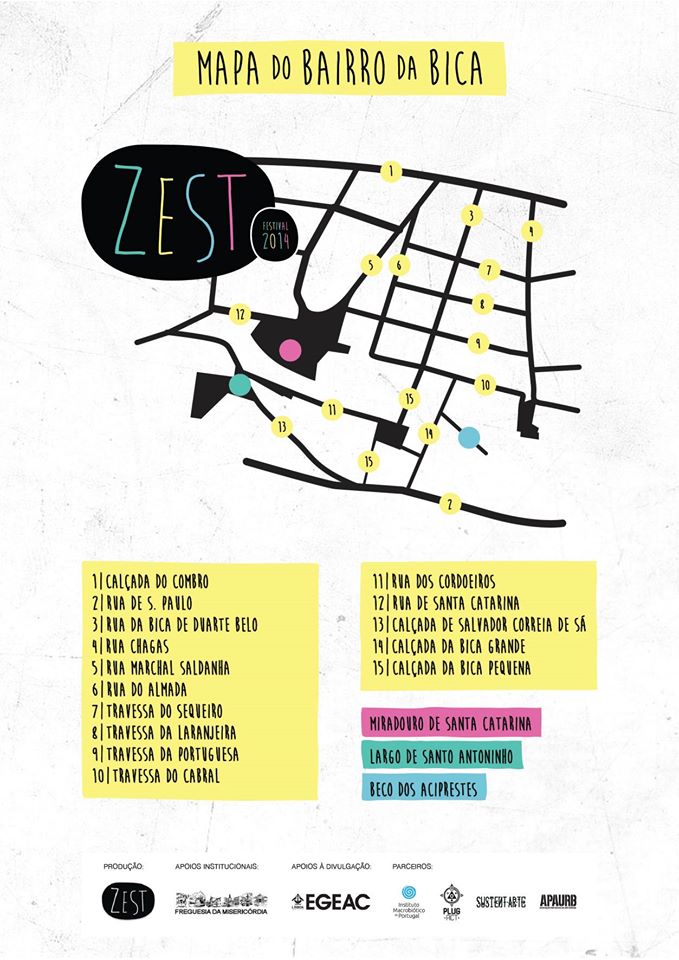 Festival Zest Mapa