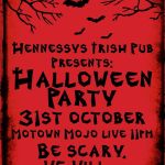 Halooween at Hennessy’s Irish Pub