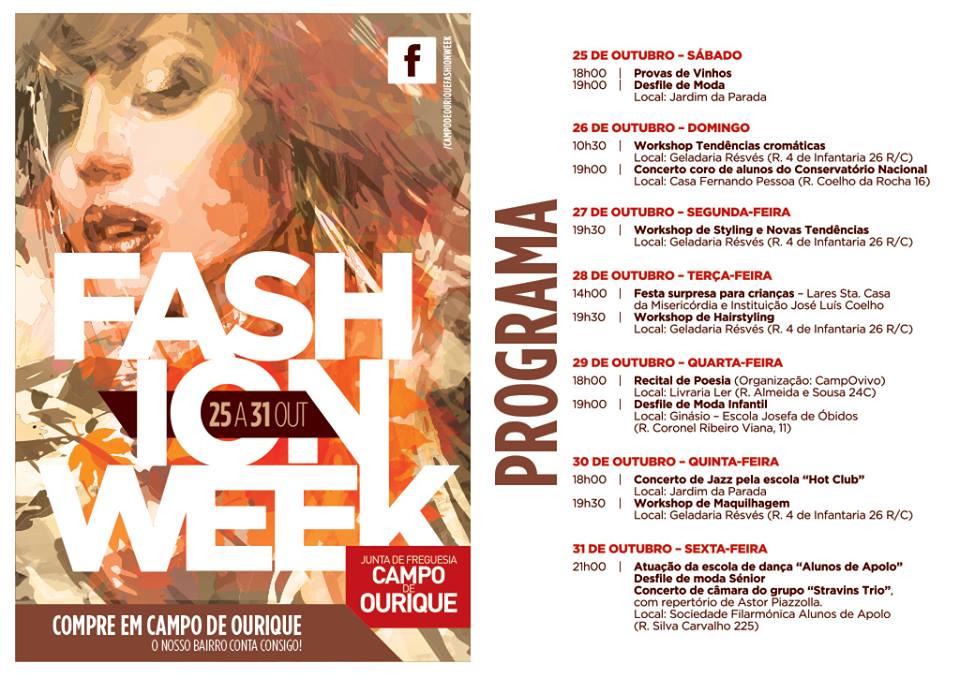 Programa Campo de Ourique Fashion Week