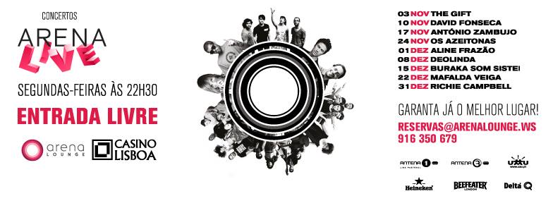 Concertos Arena Live 2014 - Casino Lisboa
