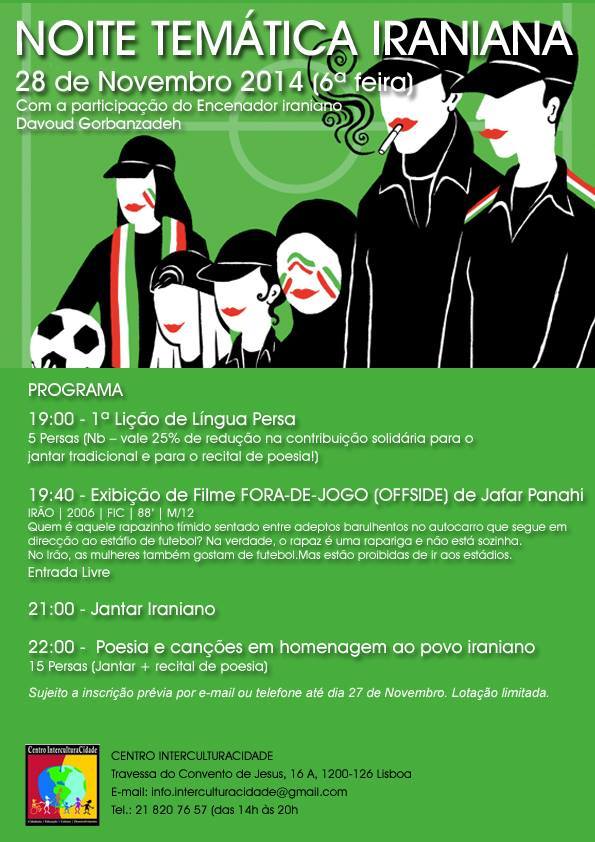 Noite Temática Iraniana