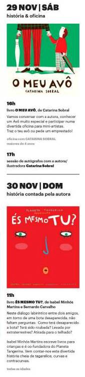 Orfeu Mini Livraria - 29-30 Novembro