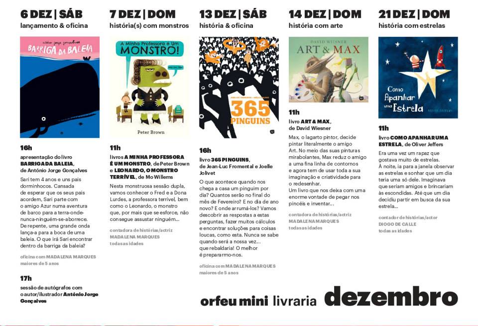 Orfeu Mini Livraria - Dezembro