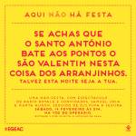 Aqui não há festa EGEAC