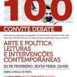 Debate – Arte e Política – Leituras e intervenções contemporâneas