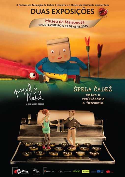Exposição Papel de Natal José Miguel Ribeiro Špela Čadež - Museu da Marioneta