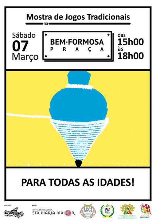 Jogos tradicionais na Bem Formosa Praça