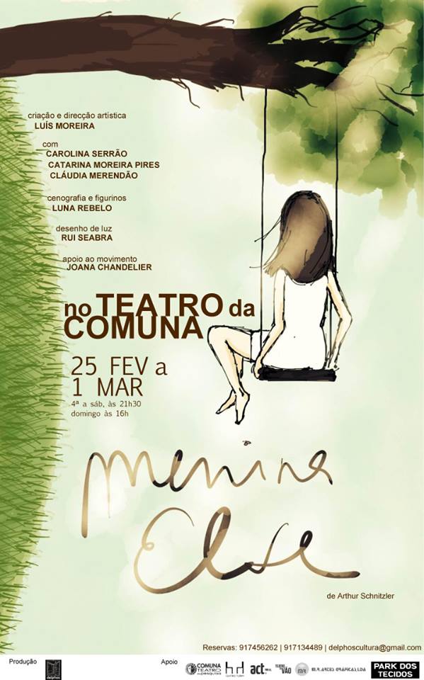 Menina Else no Teatro da Comuna