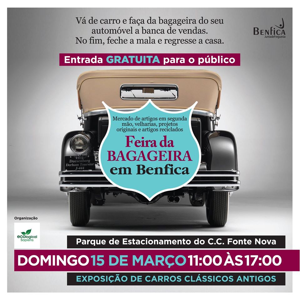 Feira da Bagageira de Benfica - 15 de Março