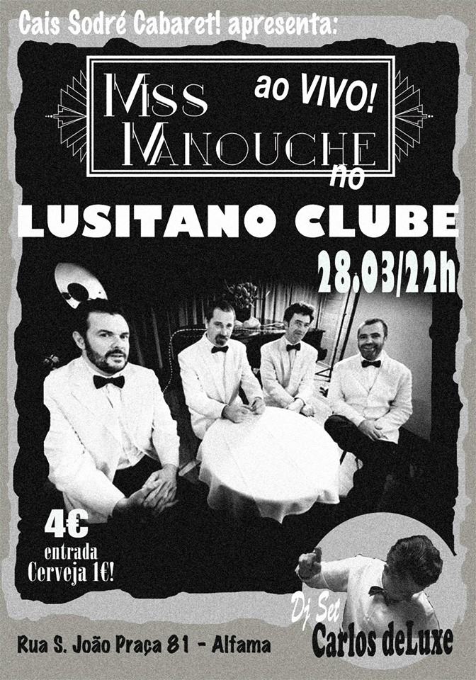 MISS MANOUCHE ao vivo @ LUSITANO CLUBE