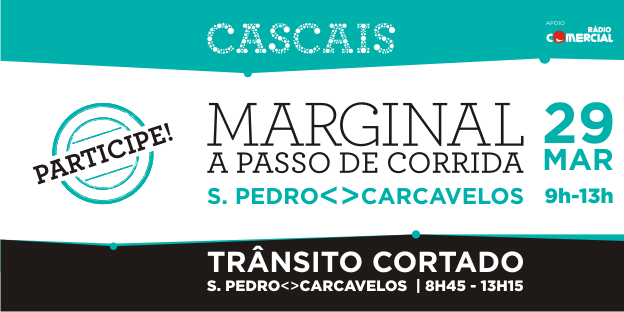 Marginal a passo de corrida cascais