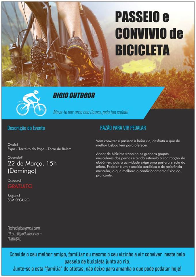 Passeio e Convívio de Bicicleta