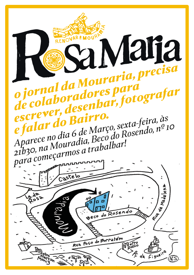Rosa Maria procura colaboradores