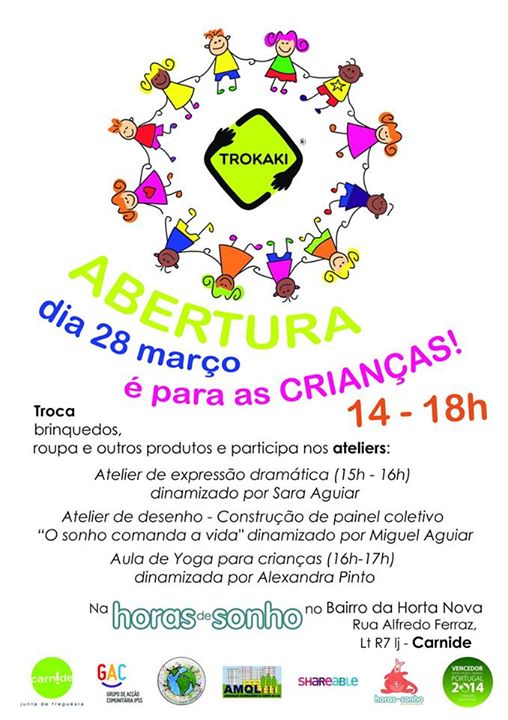 Trokaki para crianças - 28 de Março
