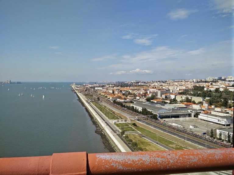 Vista para Belém - ponte 25 de Abril