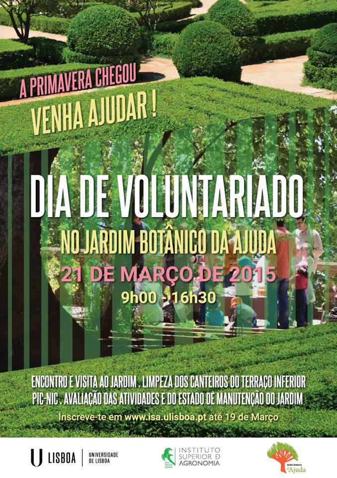 ‎Dia do Voluntariado no Jardim Botânico da Ajuda