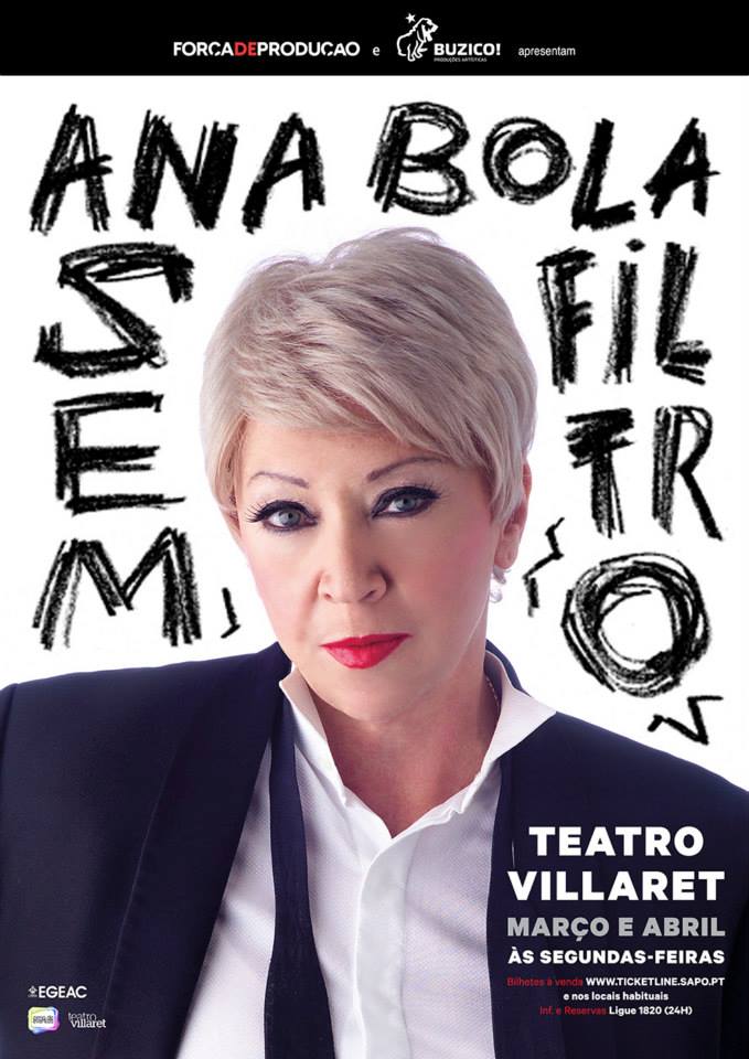 Ana Bola sem Filtro - Teatro Villaret