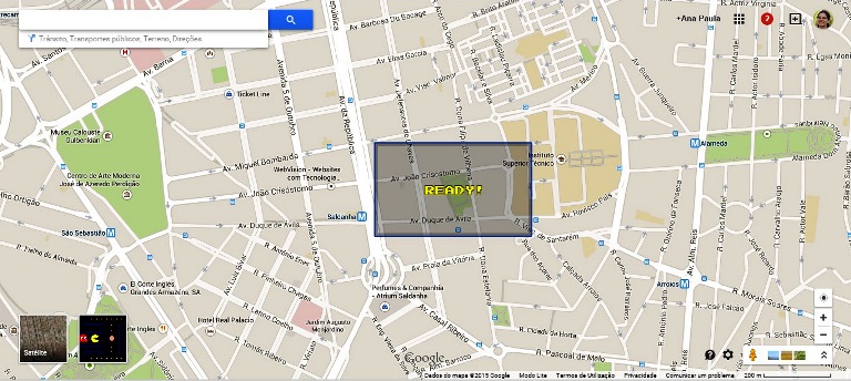 Google Maps PAC- MAN