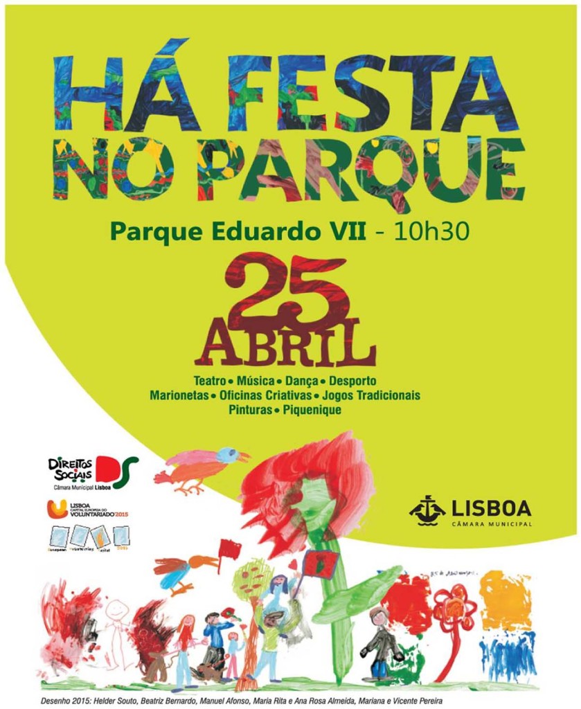 Há Festa no parque 25 de Abril