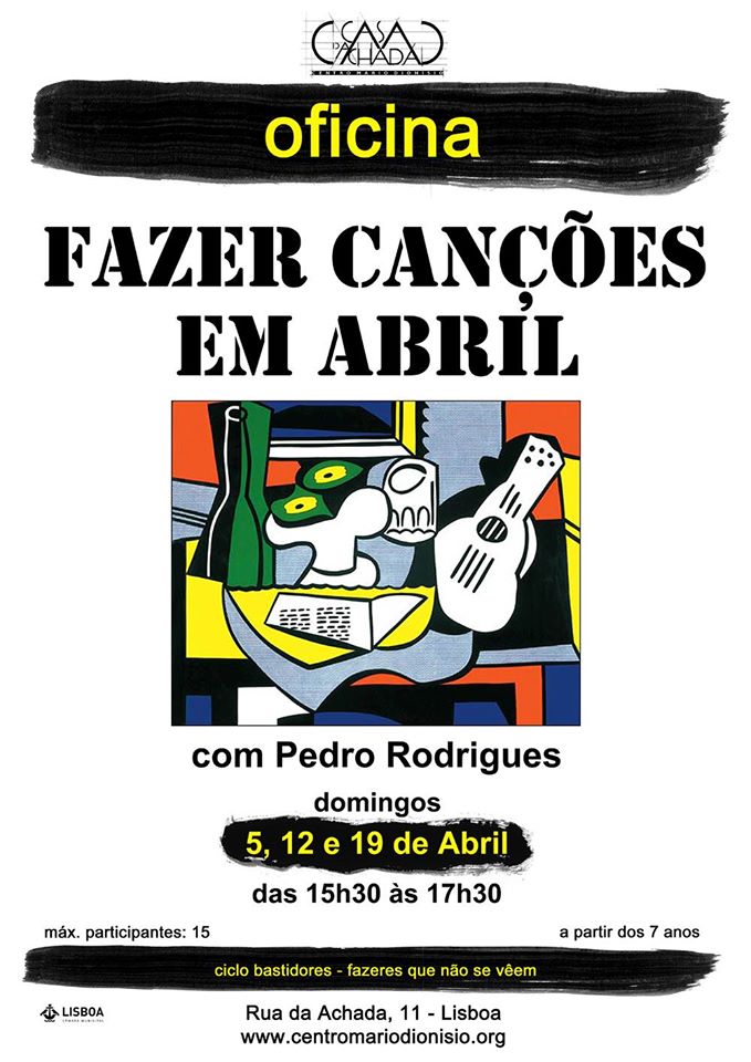 Oficina FAZER CANÇÕES EM ABRIL