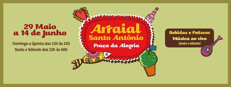 Arraial de Santo António - Praça da Alegria