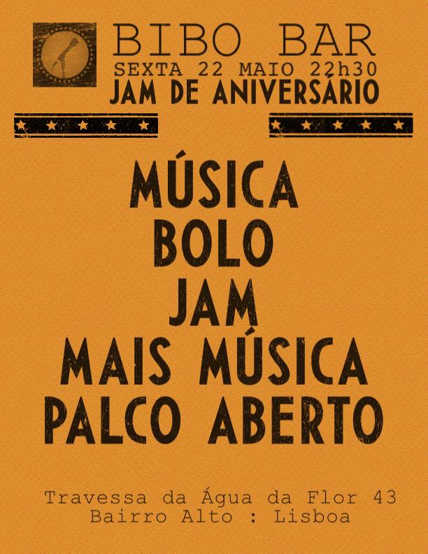 Bibo Bar Jam Aniversário