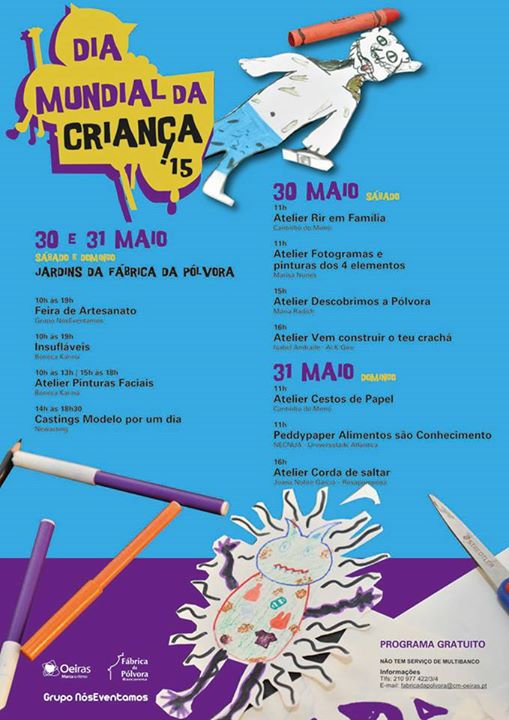 Dia Mundial da Criança - Jardins da Fábrica da Pólvora - oeiras