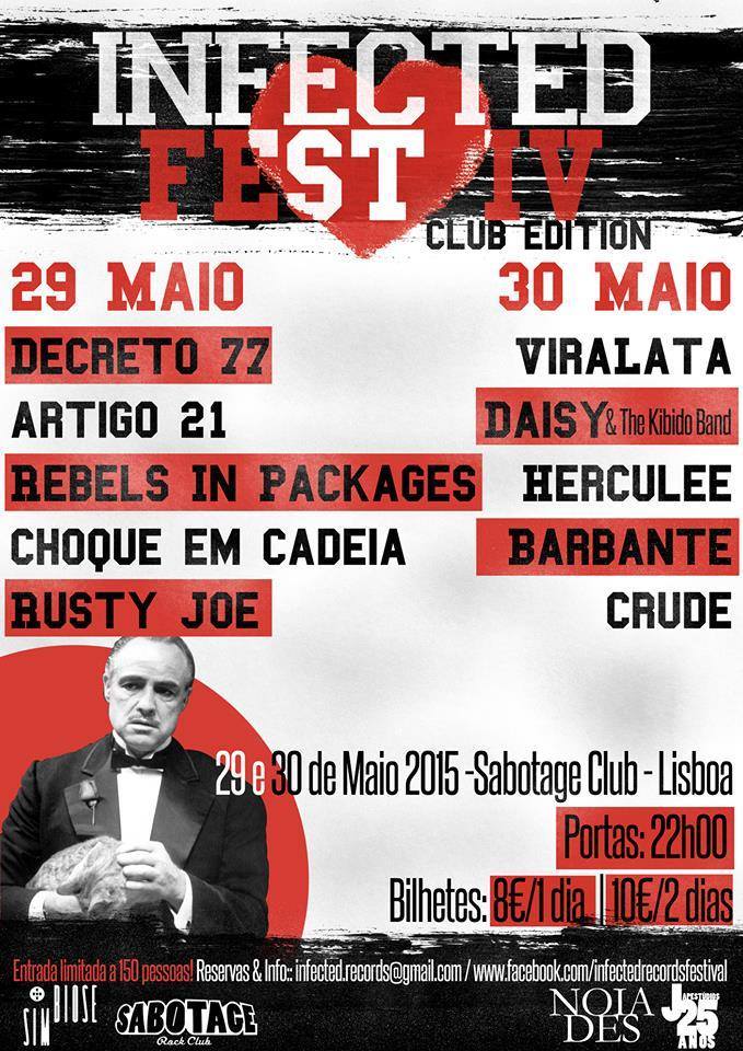 INFECTED FEST IV - Club Edition - 29 e 30 de Maio @ Sabotage Club