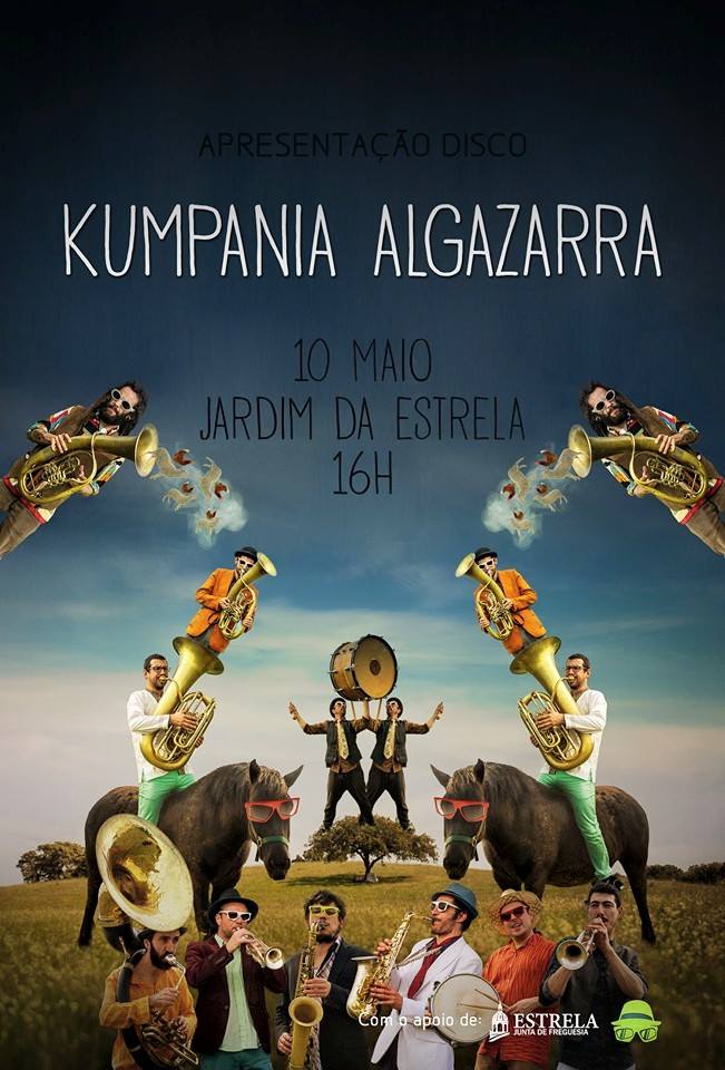 Kumpania Algazarra Novo disco  jardim da Estrela