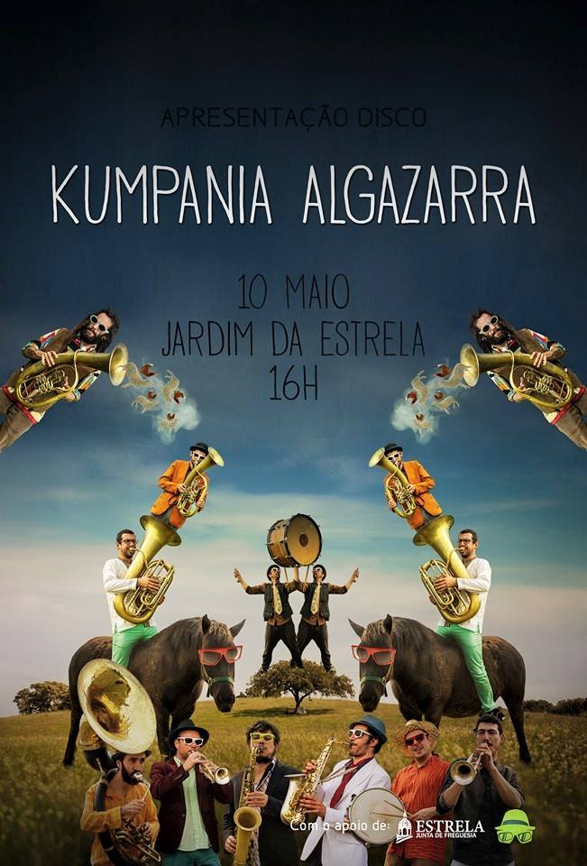 Kumpania Algazarra Novo disco jardim da Estrela