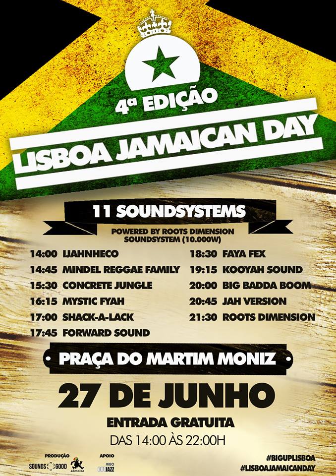 4ª edição Lisboa Jamaican Day - Mercado Fusão - Martim Moniz!