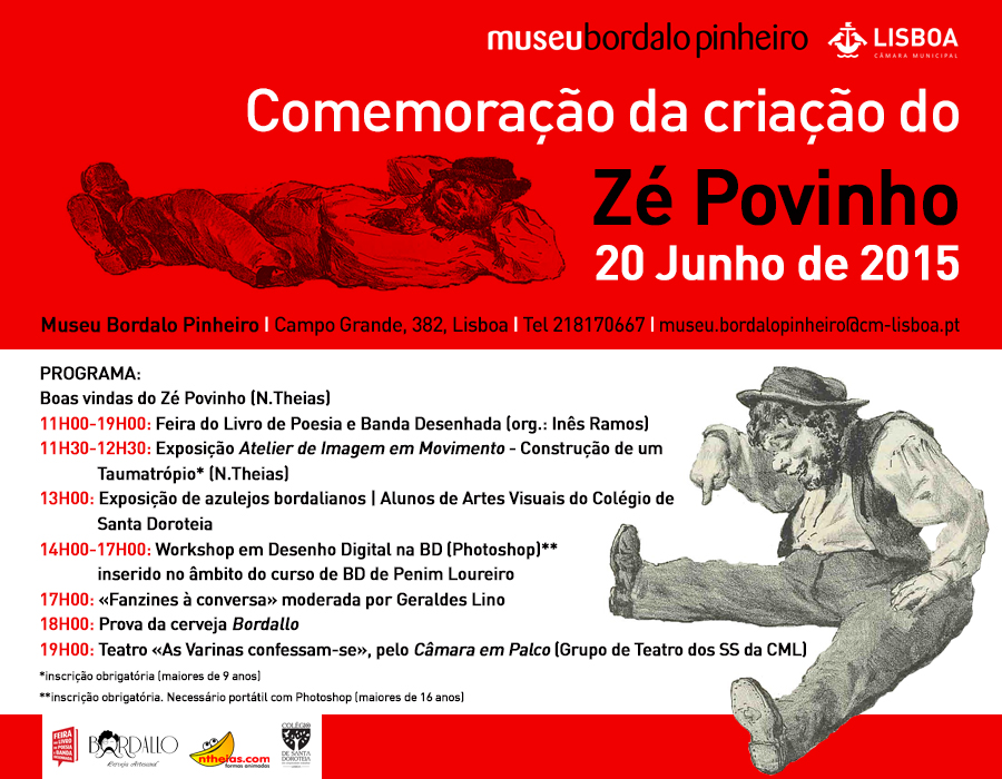 Comemoração da criação do Zé Povinho - Museu Bordalo Pinheiro