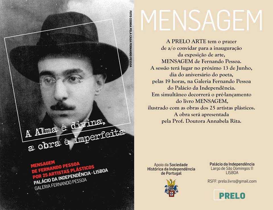EXPO ARTE - MENSAGEM de Fernando Pessoa
