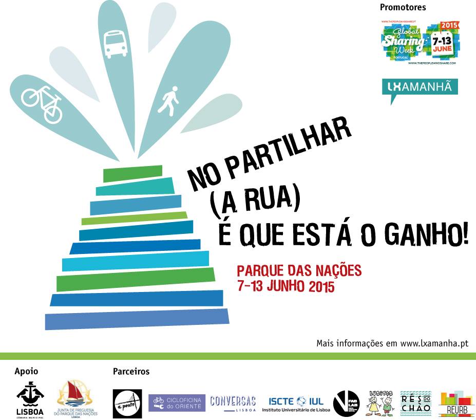 No partilhar (a rua) é que está o ganho! - Parque das Nações