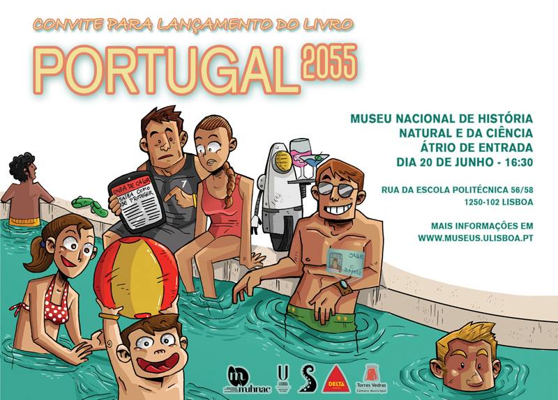 lançamento do livro Portugal 2055 - Uma BD sobre alterações climáticas no nosso país