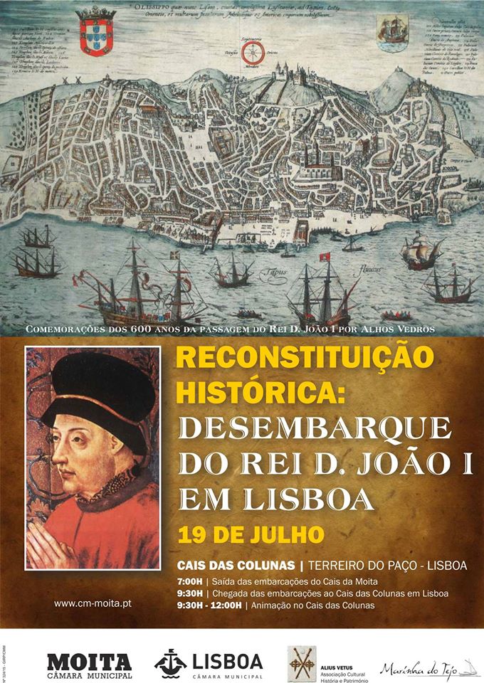Desembarque-D.JoãoI-Lisboa-Recreação-histórica-Cais-das-Colunas