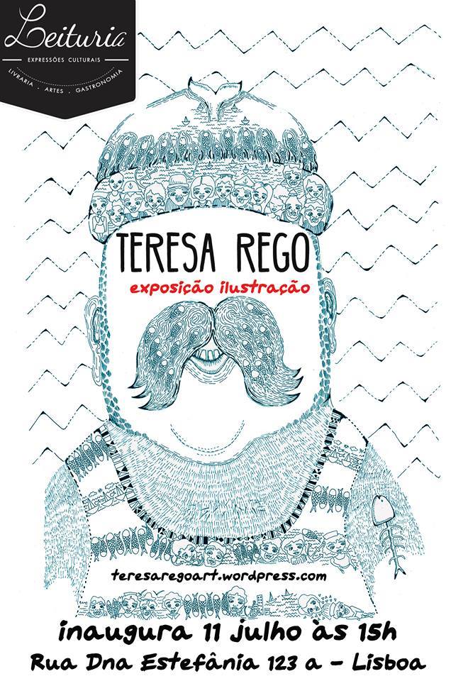 Exposição-ilustração-Teresa-Rego -Leitura