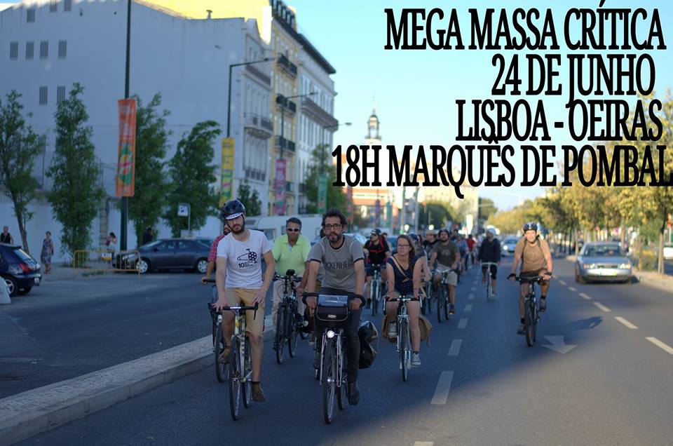 Pedala todos os dias, celebra uma vez por mês com a Mega Massa Crítica! Poster-MEGA-Massa-Critica-Lisboa-Oeiras