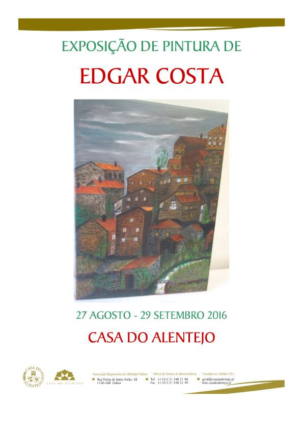 Exposição-pintura-Edgar Costa-Casa-do-Alentejo