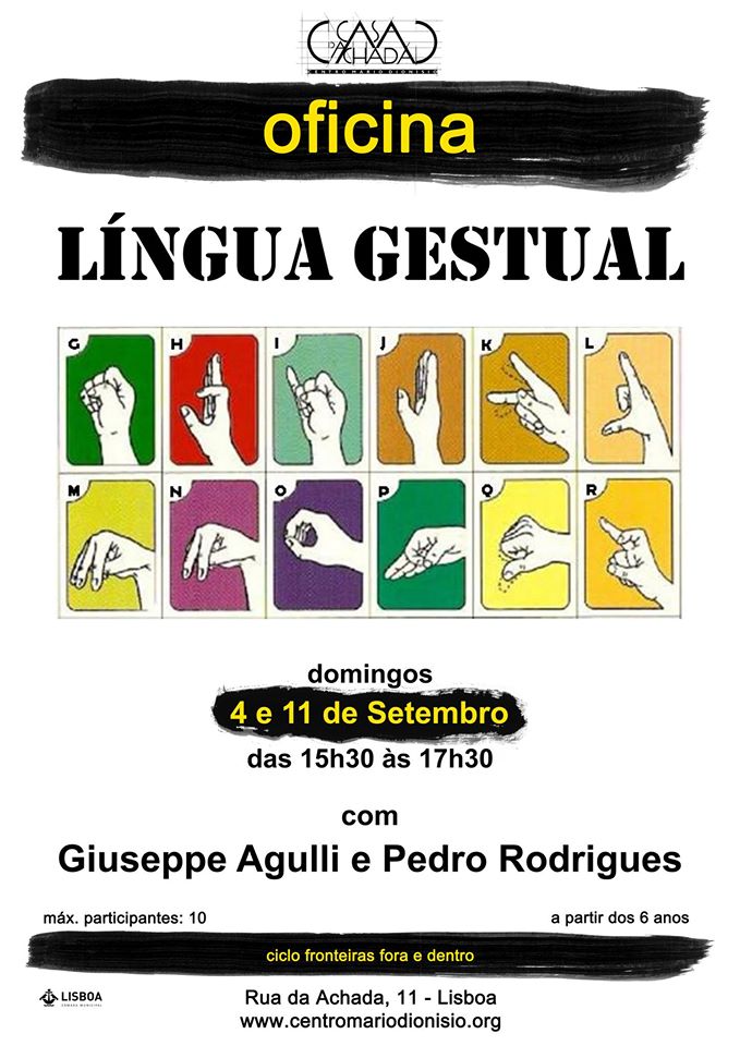 ‎Oficina-Língua-gestual-Casa-da-Achada-Centro-Mário-Dionísio
