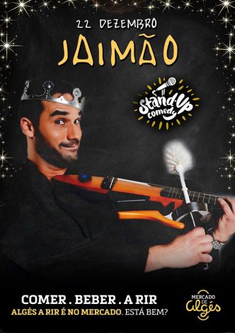 Jaimão é um artista ecléctico, comediante e cantor badalhoco. Será também o anfitrião de uma das noites mais divertidas do Mercado de Algés!