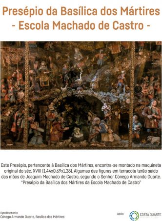 Oportunidade única de visitar o Presépio da Basílica dos Mártires no Teatro Nacional de São Carlos! Uma obra da Escola machado de Castro.