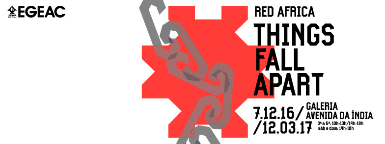 A exposição "Things Fall Apart" apresenta quinze projectos de artistas contemporâneos relacionados com o impacto devastador do colonialismo em África.